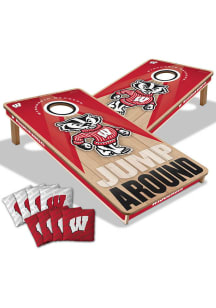 Wisconsin Badgers Slogan 2x4 Corn Hole