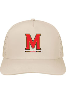 Legacy Maryland Terrapins Cut Above Adjustable Adjustable Hat - Beige