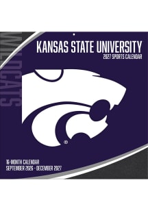K-State Wildcats 2027 12x12 Wall Calendar