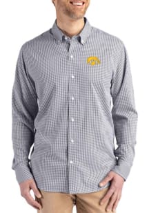 Cutter and Buck Iowa Hawkeyes Mens Black Skyline Long Sleeve Dress Shirt