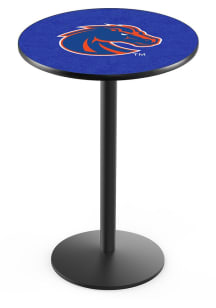 Boise State Broncos Black Round Base Pub Table