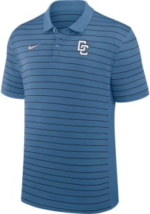Nike Washington Nationals Mens Blue Authentic Collection City Connect Short Sleeve Polo