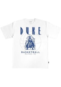SLAM Duke Blue Devils White Basketball Heavyweight Short Sleeve T Shirt
