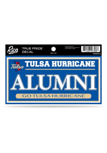 Tulsa Golden Hurricane True Pride Alumni Auto Decal - Blue