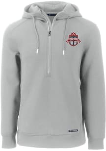 Cutter and Buck Toronto FC Mens Grey Roam Hood