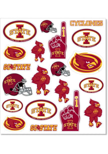Iowa State Cyclones 8"x10" Stickers - Cardinal Red