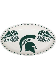 Michigan State Spartans Cermaic Game Day Serving Tray