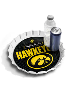 Iowa Hawkeyes Bottle Cap Serving Tray