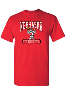 Summit Sportswear Nebraska Cornhuskers Red Basketball Herbie Short Sleeve T Shirt