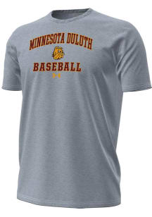 Under Armour UMD Bulldogs Grey Baseball Performance Short Sleeve T Shirt