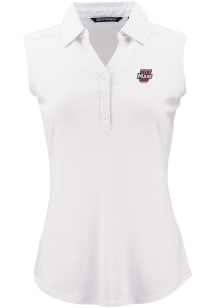 Cutter and Buck Massachusetts Minutemen Womens White Forge Eco Polo Shirt