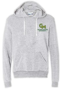 Where I’m From George Mason University Mens Ash Primary Logo Fashion Hood