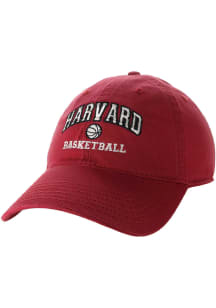 Legacy Harvard Crimson Basketball EZA Twill Adjustable Hat - Crimson