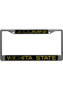 Wichita State Shockers Alumni License Plate Frame - Silver