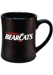 Cincinnati Bearcats 16oz Matte Secondary Ceramic Mug - Black
