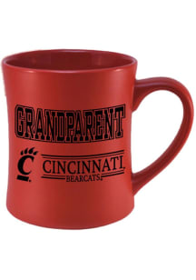 Cincinnati Bearcats 16oz Block Grandparent Ceramic Mug - Red