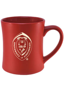 Cincinnati Bearcats 16oz Etched School Seal Ceramic Mug - Red