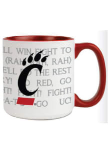 Cincinnati Bearcats 20 oz Fight Song Ceramic Mug - Red