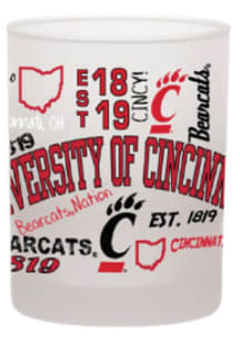 Cincinnati Bearcats 14 oz Campus Wrap Rock Glass - Red