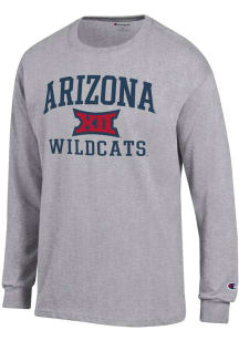 Champion Arizona Wildcats Grey B12 Arch Jersey Long Sleeve T Shirt