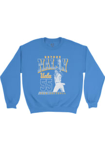 Brynne Nally  Campus Ink UCLA Bruins Youth Royal Blue Illustrated Long Sleeve Crew Sweatshirt