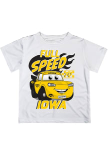 Vive La Fete Iowa Hawkeyes Toddler White Full Speed Short Sleeve T-Shirt