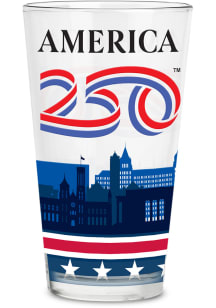 America 250 Skyline Wrap Pint Glass - Blue