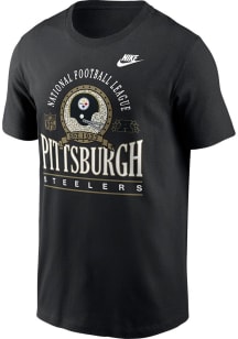 Nike Pittsburgh Steelers Black Circle Rewind Short Sleeve T Shirt