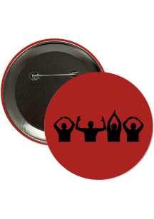 Ohio State Buckeyes 3" O-H-I-O Button - Red
