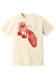 Summit Sportswear Maryland Terrapins Womens Ivory Hotel Key Short Sleeve T-Shirt