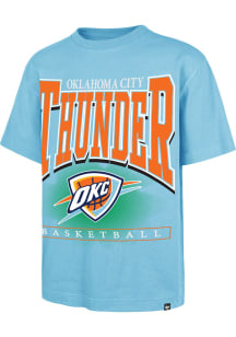 47 Oklahoma City Thunder Blue Hot Corner Foundation Short Sleeve Fashion T Shirt