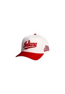 Woodn Grail Indiana Hoosiers Indiana Script Two Tone Adjustable Hat - Cream