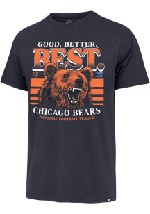 47 Chicago Bears Navy Blue Good Better Best Short Sleeve Fashion T Shirt