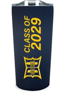 Drexel Dragons 18oz Class of 2029 Soft Touch Stainless Steel Tumbler - Navy Blue