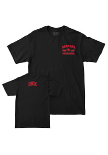 Morgan Dick Miami RedHawks Youth Black NIL Victory Player Tee