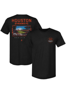 Houston Dynamo Black Landscape Short Sleeve Fashion T Shirt
