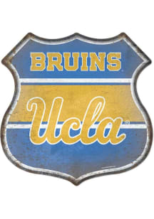 UCLA Bruins Metal Route Sign - Silver
