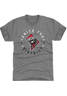 DC United Ash Unite The District Map Short Sleeve Fashion T Shirt