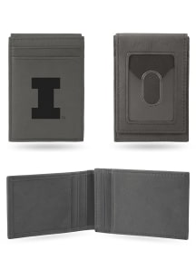 Illinois Fighting Illini Laser Engraved Mens Bifold Wallet