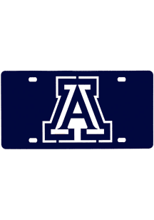 Arizona Wildcats Navy Blue Metal Car Accessory License Plate