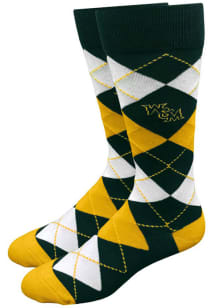 William & Mary Tribe Argyle Print Over Calf Mens Argyle Socks