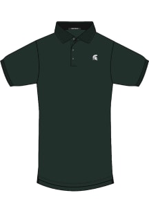 Greyson Michigan State Spartans Mens Green Hyde Short Sleeve Fashion Polo
