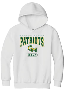 Summit Sportswear George Mason University Youth White Golf Long Sleeve Hoodie