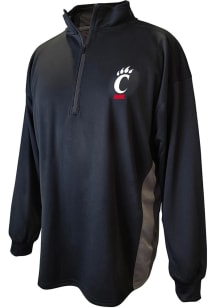 Cincinnati Bearcats Mens Charcoal Side Panel Big and Tall Qtr Zip