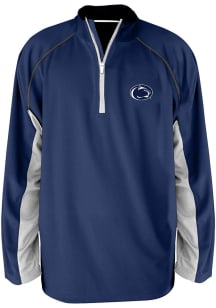 Penn State Nittany Lions Mens Navy Blue Side Panel Big and Tall Qtr Zip