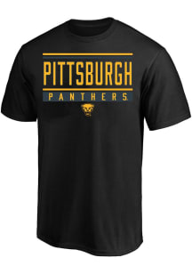 Pitt Panthers Mens Black Pop Print Big and Tall T-Shirt