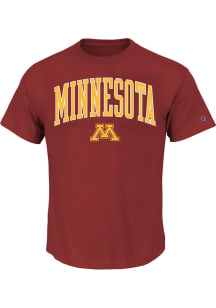 Minnesota Golden Gophers Mens Maroon Arch Mascot Big and Tall T-Shirt