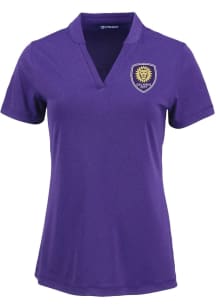 Cutter and Buck Orlando City SC Womens Purple Forge Short Sleeve T-Shirt