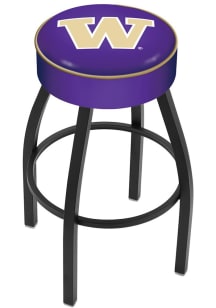 Washington Huskies Swivel Pub Stool - Black