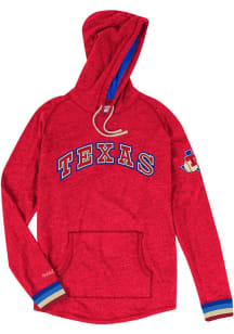 Texas Rangers Mens Red JERSEY HOOD Long Sleeve Lightweight Hoodie